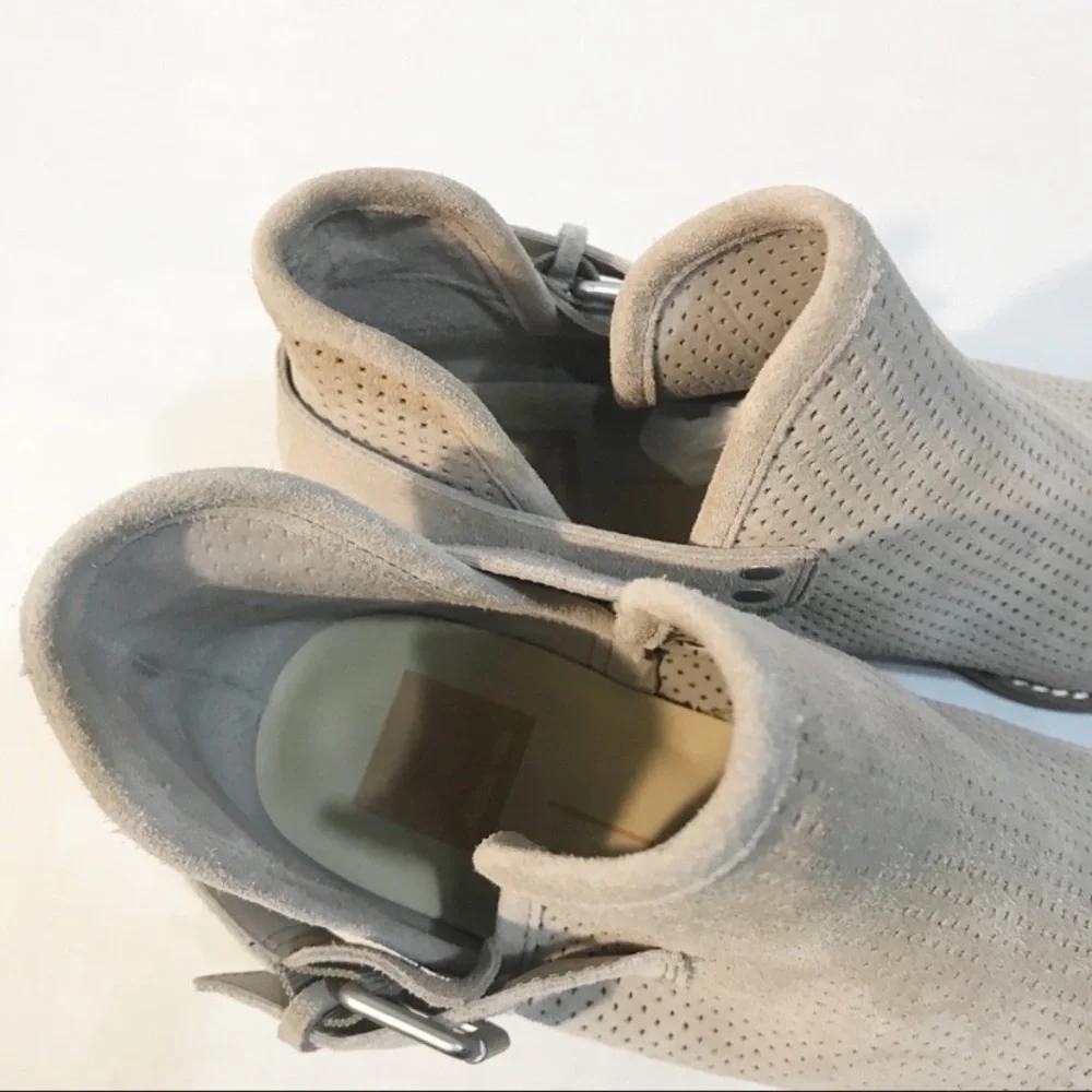 DOLCE VITA Simon Suede Perforated Booties